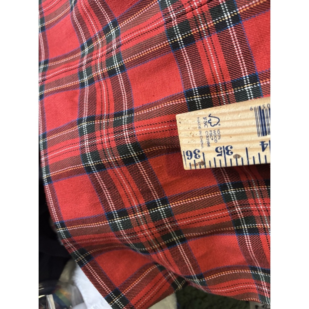 Vintage Dress Womens 12 Tartan Plaid Western country Santa Fe by Jim Tremblay - Picture 3 of 10